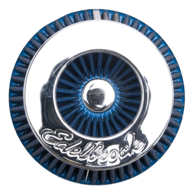 Edelbrock - Edelbrock Air Filter Pro-Flo Series Conical 3 7In Tall Blue/Chrome - 43613 - MST Motorsports