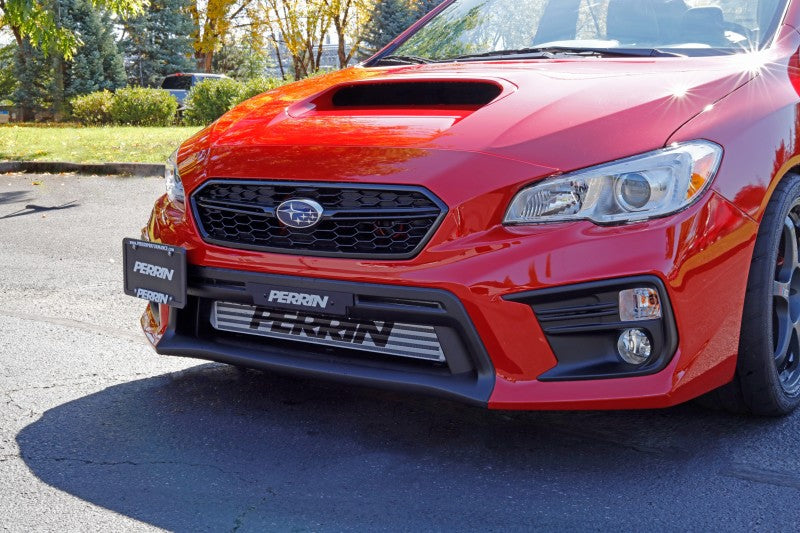 Perrin Performance - Perrin 2018+ Subaru WRX/STI w/ FMIC License Plate Holder - PSP-BDY-205F - MST Motorsports