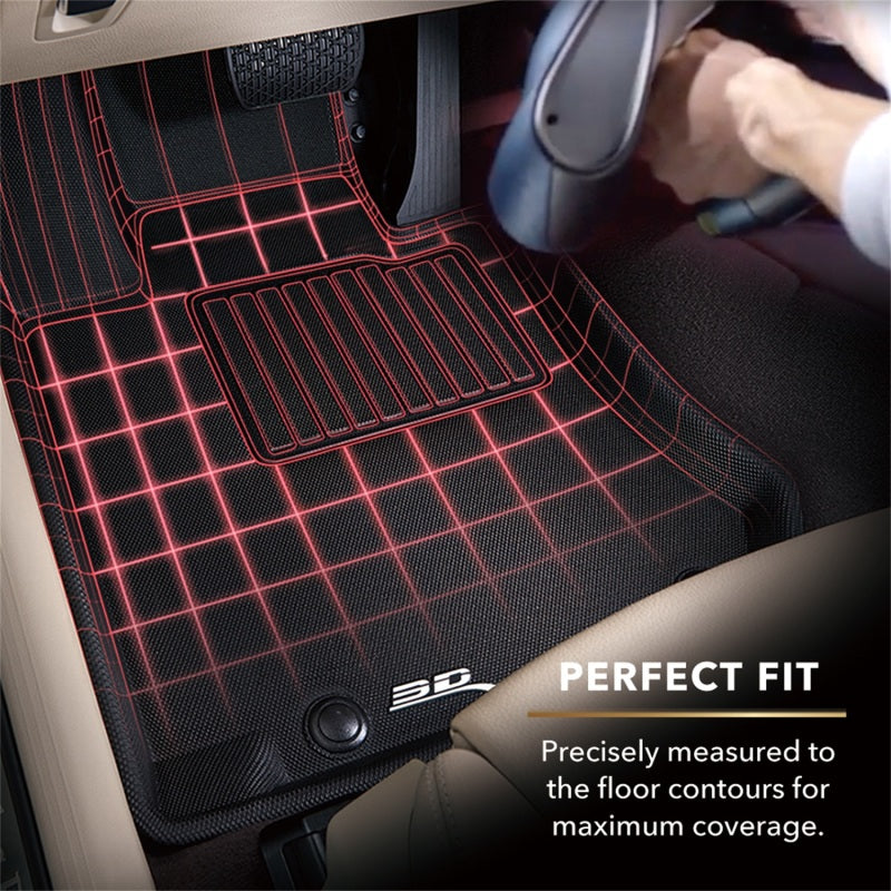 3D MAXpider - 3D MAXpider 2014-2018 Subaru Forester Kagu 1st Row Floormat - Black - L1SB00911509 - MST Motorsports