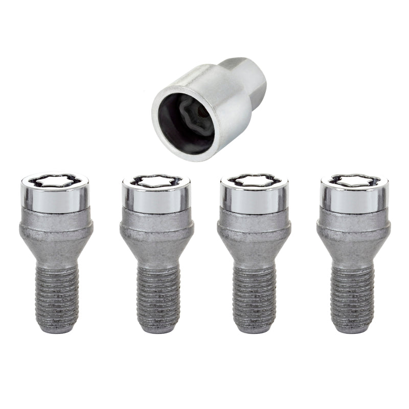 McGard - McGard Wheel Lock Bolt Set - 4pk. (Cone Seat) M12X1.25 / 17mm Hex / 22.0mm Shank Length - Chrome - 27216 - MST Motorsports