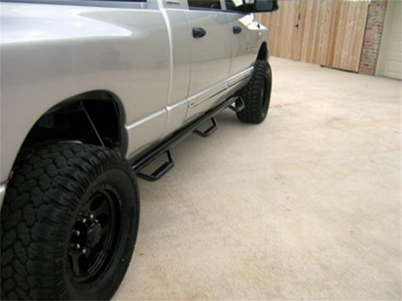 N-Fab - N-Fab Nerf Step 10-17 Dodge Ram 2500/3500 Mega Cab 6.4ft Bed - Gloss Black - Bed Access - 3in - D10110MC-6 - MST Motorsports