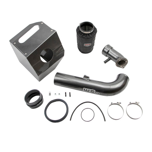 Wehrli - Wehrli 17-19 Chevrolet 6.6L L5P 4in Intake Kit Stage 2 - WCFab Grey - WCF100360-GRY - MST Motorsports