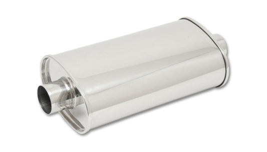 Vibrant - STREETPOWER Oval Muffler, 2.5" inlet/outlet (Center-Center) - 1102 - MST Motorsports