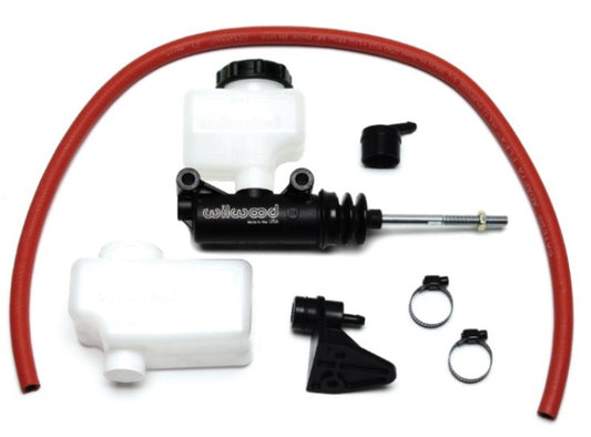 Wilwood - Wilwood Short Remote Side Mount M/C Kit 7/8in Bore 3/8in-24 Banjo Outlet - 260-13624 - MST Motorsports