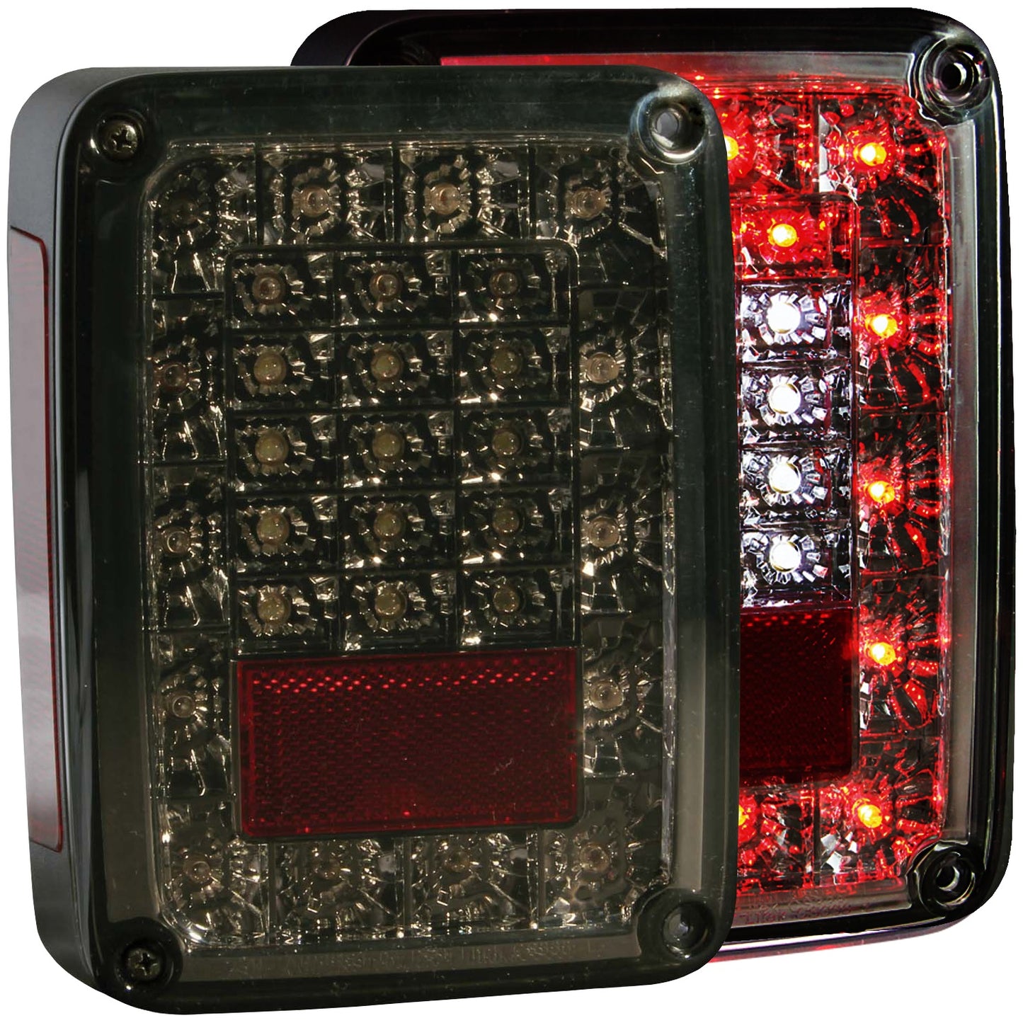 ANZO - Tail Light Assembly; LED; Smoke Lens; Pair; - 311203 - MST Motorsports