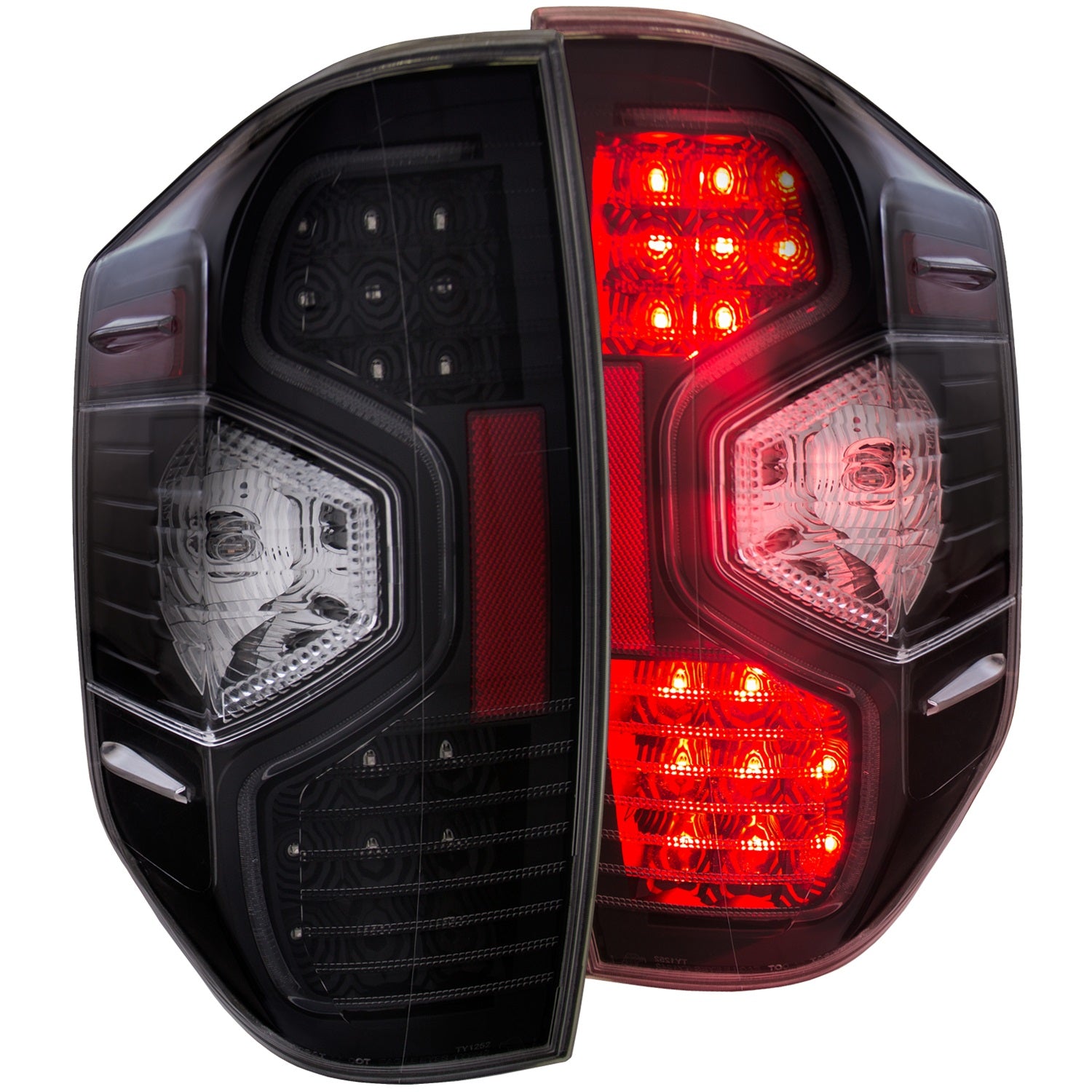 ANZO - Tail Light Assembly; LED; Clear Lens; Black Housing; Pair; - 311233 - MST Motorsports