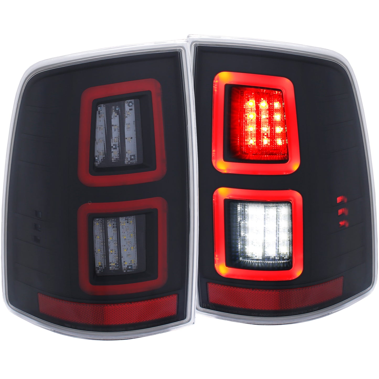 ANZO - Tail Light Assembly; LED; Clear Lens; Black Housing; Pair; - 311273 - MST Motorsports