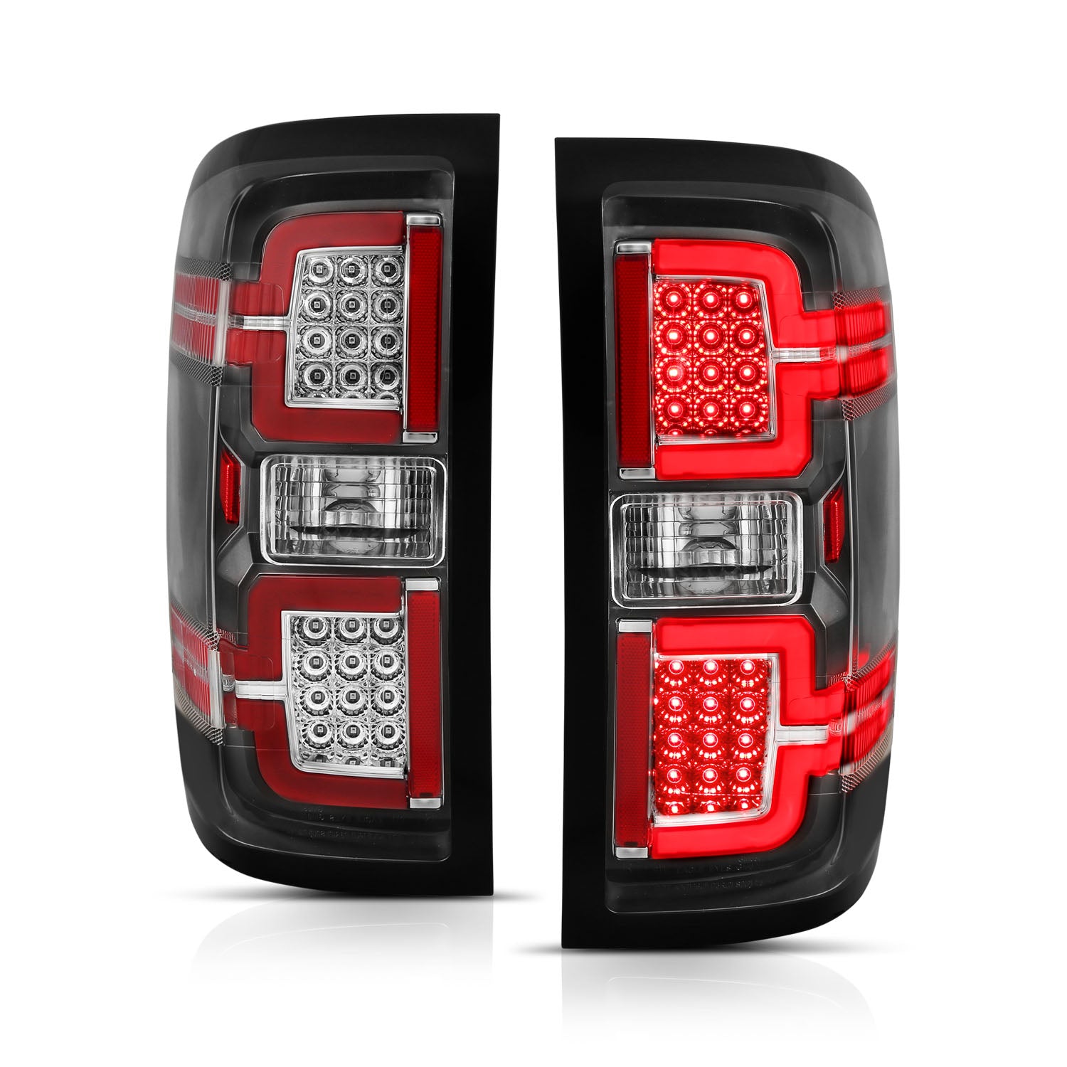 ANZO - LED Taillights Black w/ Sequential - 311289 - MST Motorsports