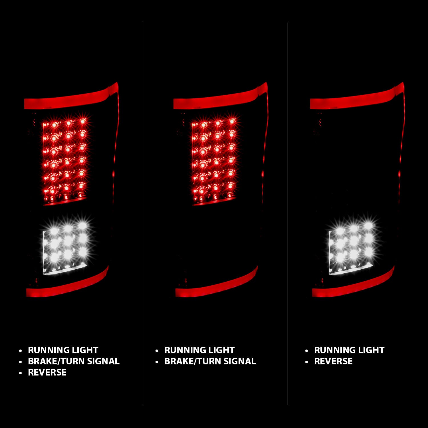 ANZO - LED Taillights Black w/ Sequential - 311293 - MST Motorsports