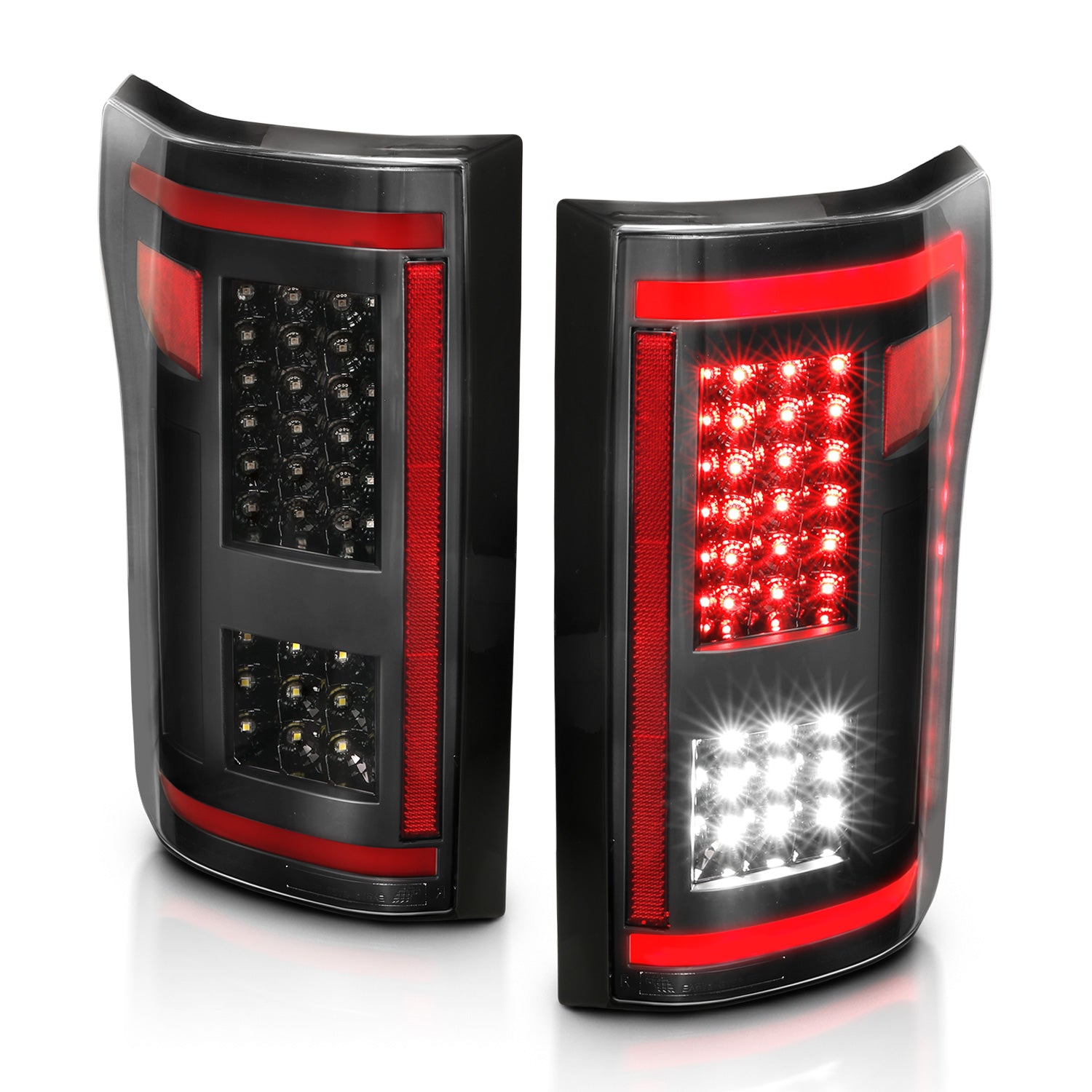 ANZO - LED Taillights Black w/ Sequential - 311293 - MST Motorsports