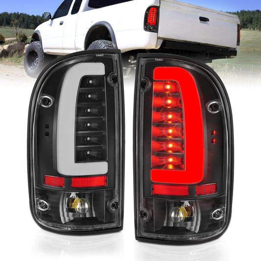 ANZO - Tail Light Assembly; LED; Black Housing; Clear Lens; Pair - 311353 - MST Motorsports