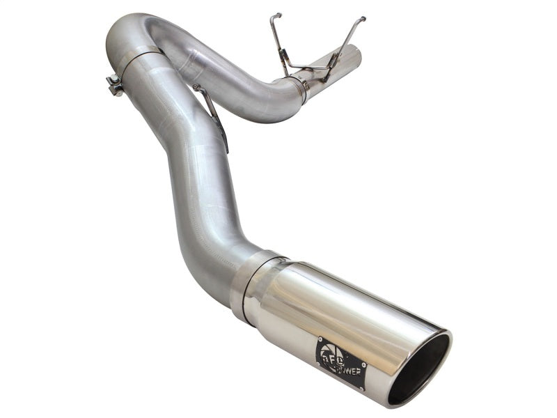 aFe - aFe MACHForce XP Exhaust Large Bore 5in DPF-Back Alu. 13-15 Dodge Trucks L6-6.7L (td) *Polish Tip - 49-02051-1P - MST Motorsports