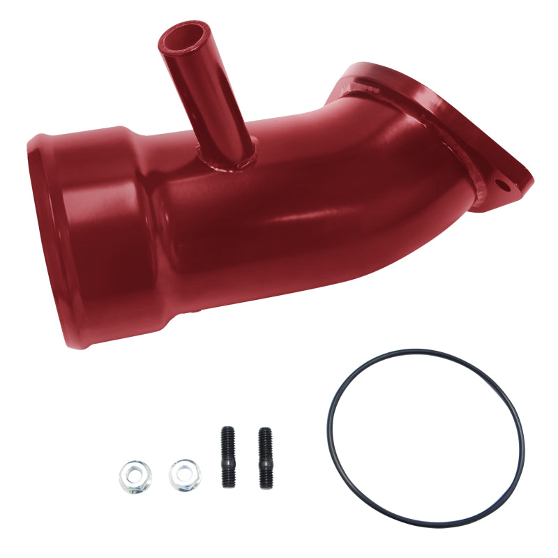 Wehrli - Wehrli 17-19 Chevrolet 6.6L L5P Duramax 3.5in Intake Horn w/PCV Port - WCFab Red - WCF100721-RED - MST Motorsports