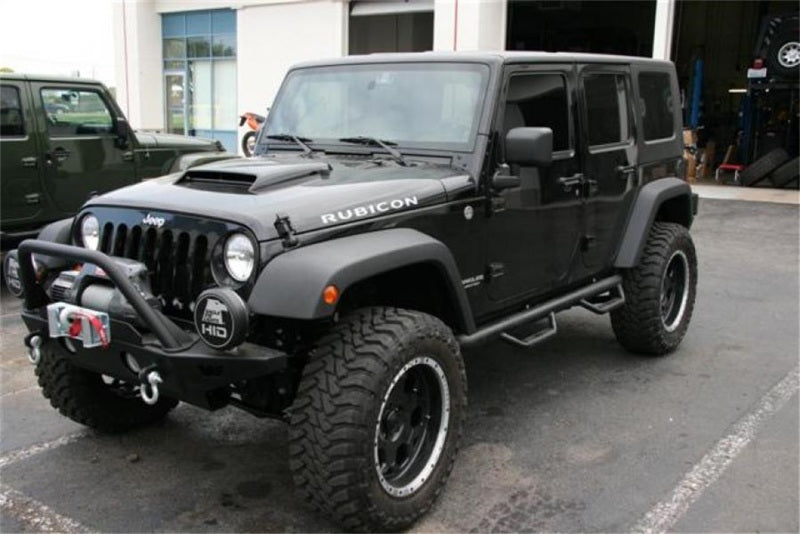 N-Fab - N-Fab Nerf Step 07-17 Jeep Wrangler JK 4 Door All - Tex. Black - W2W - 3in - J0764 - MST Motorsports