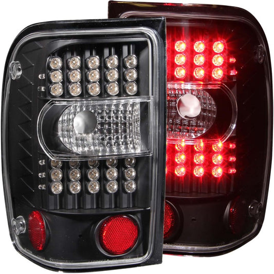 ANZO - Tail Light Assembly; LED; Clear Lens; Black Housing; Pair; - 311107 - MST Motorsports