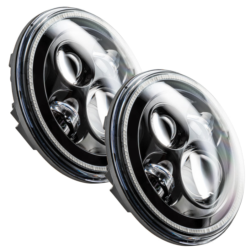 ORACLE Lighting - Oracle 7in High Powered LED Headlights - Black Bezel - Blue - 5769-002 - MST Motorsports