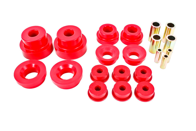 BMR Suspension - BMR 10-15 5th Gen Camaro Pro Version Rear Cradle Bushing Kit (BK024 BK029) - Red - BK030 - MST Motorsports