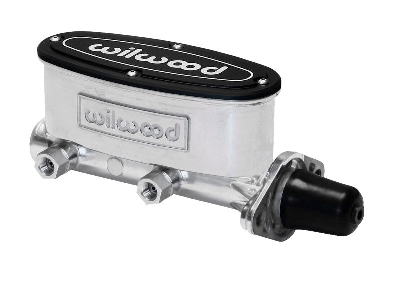 Wilwood - Wilwood High Volume Tandem Master Cylinder - 1 1/8in Bore Ball Burnished - 260-8556-P - MST Motorsports