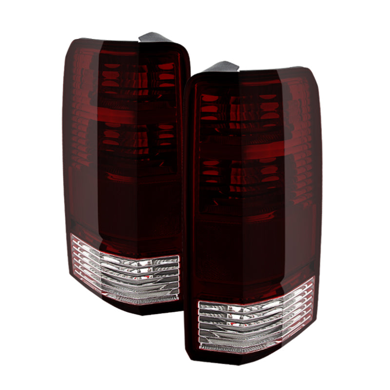 Spyder Auto - Xtune Dodge Nitro 07-11 OEM Style Tail Lights Red Smoked ALT-JH-DNIT07-OE-RSM - 9031199 - MST Motorsports