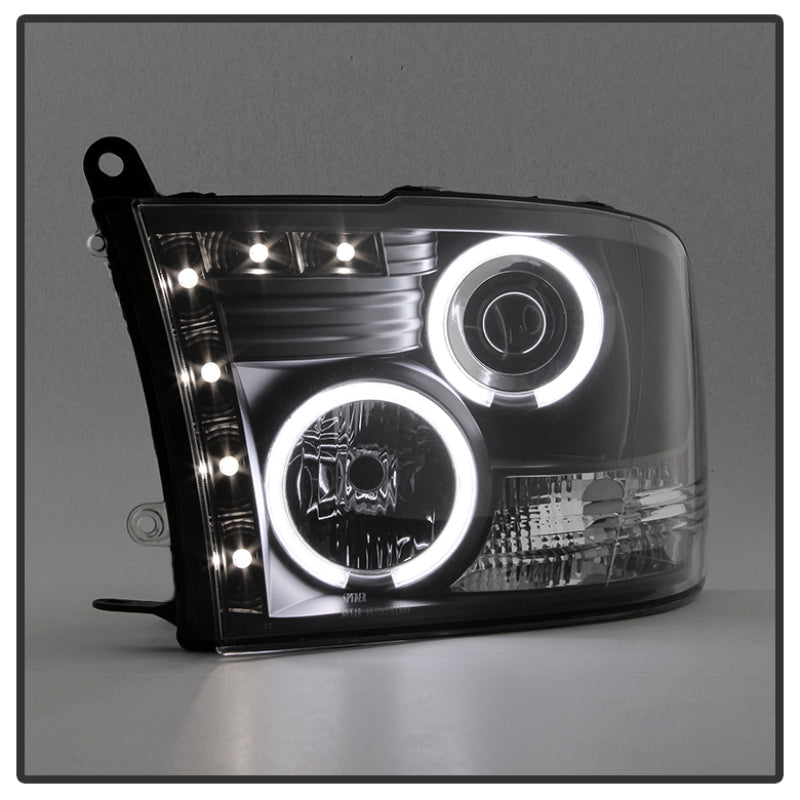 Spyder Auto - Projector Headlights - Halogen - CCFL Halo - LED - Black - Low H1 - 5030320 - MST Motorsports