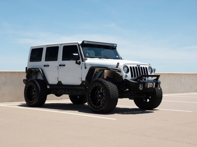 Road Armor - Road Armor 07-18 Jeep Wrangler JKU 4DR Stealth Rear Fender Flare Body Armor - Tex Blk - 507AFR0B - MST Motorsports