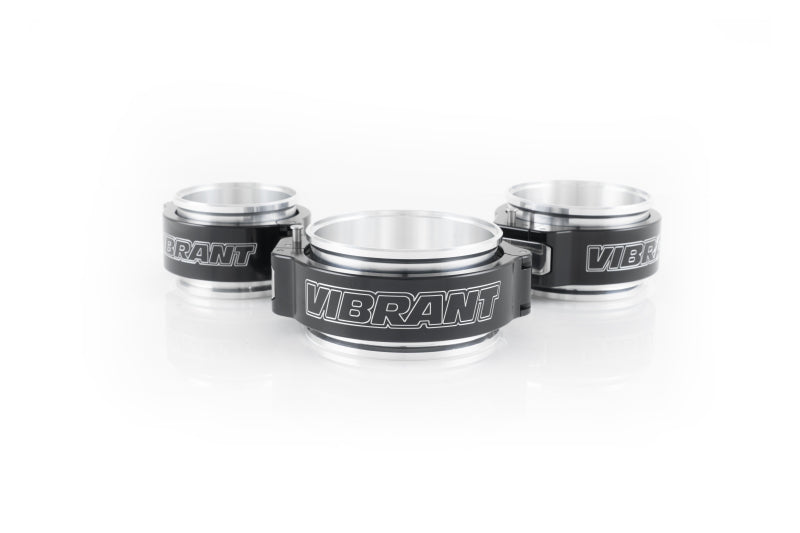 Vibrant - Vibrant 2in O.D. Aluminized HD 2.0 Clamp Assembly - Anodized Black - 32513 - MST Motorsports