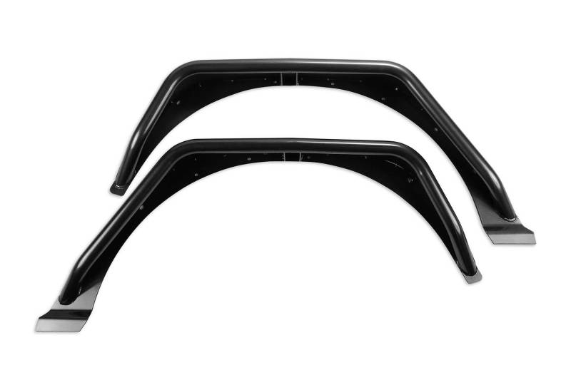 Fabtech - JEEP JT TUBE FENDERS RR STL PWDRCOAT BLK TEXTURE - FTS24248 - MST Motorsports