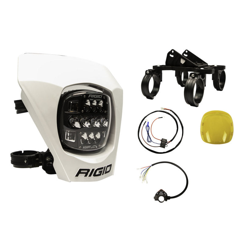 RIGID Industries - RIGID Adapt XE Extreme Enduro Complete Ready To Ride LED Moto Kit, Black - 300416 - MST Motorsports