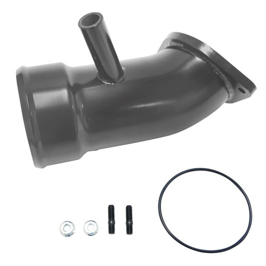 Wehrli - Wehrli 17-19 Chevrolet 6.6L L5P Duramax 3.5in Intake Horn w/PCV Port - WCFab Grey - WCF100721-GRY - MST Motorsports