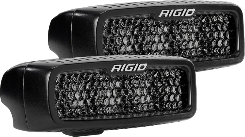 RIGID Industries - RIGID SR-Q Series PRO Midnight Edition, Spot Diffused, Surface Mount, Pair - 905513BLK - MST Motorsports