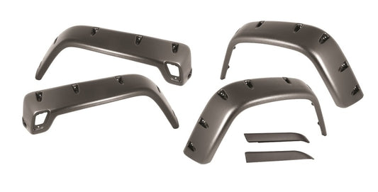 Rugged Ridge - Rugged Ridge 6-Piece Fender Flare Kit 97-06 Jeep Wrangler - 11630.10 - MST Motorsports