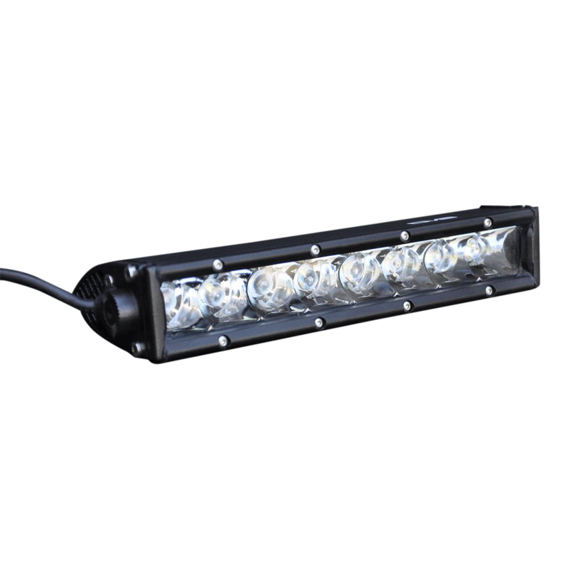 DV8 Offroad - 10 in. Single Row LED Light Bar; Chrome Face - BS10E50W5W - MST Motorsports