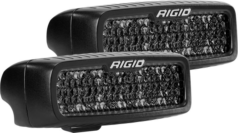 RIGID Industries - RIGID SR-Q Series PRO Midnight Edition, Spot Diffused, Surface Mount, Pair - 905513BLK - MST Motorsports