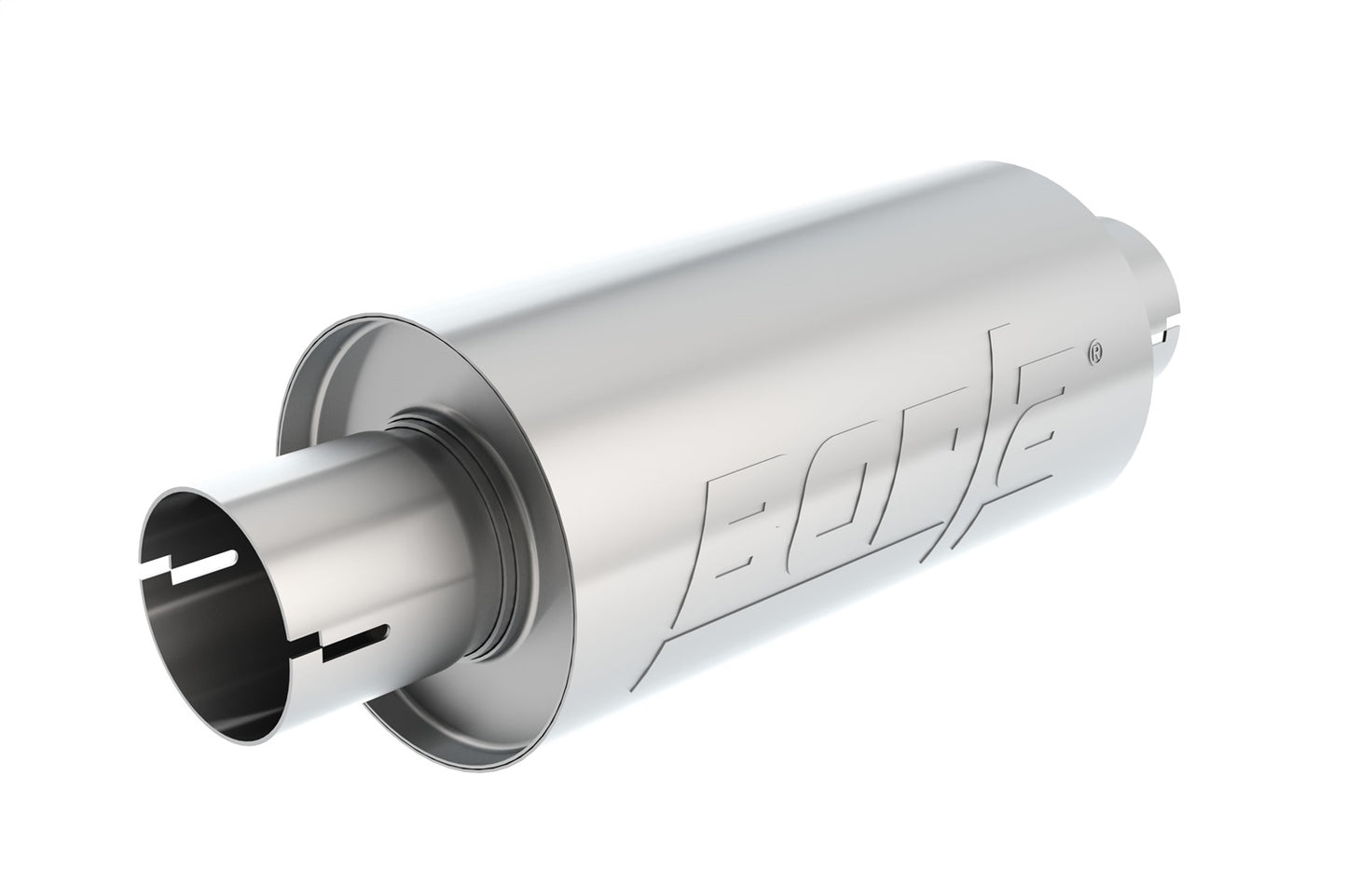 Borla - Borla Universal Pro-XS Round S-Type 2.5in Inlet/Outlet Center/Center Notched Muffler - 400497 - MST Motorsports