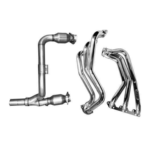 BBK Performance Parts - 2007-2011 JEEP WRANGLER 3.8L 1-5/8 LONG TUBE HEADERS W/CATS Y PIPE (CERAMIC). - 40500 - MST Motorsports