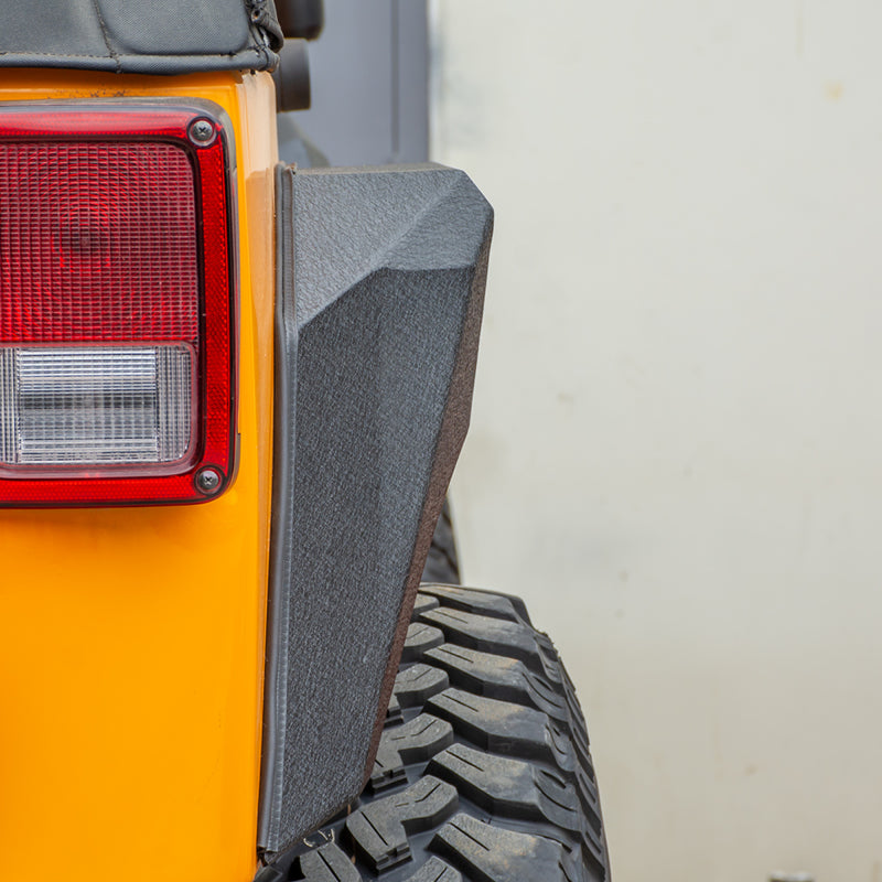 DV8 Offroad - 07-18 Jeep JK Fender Flares; Armor; Front & Rear - FENDB-09 - MST Motorsports