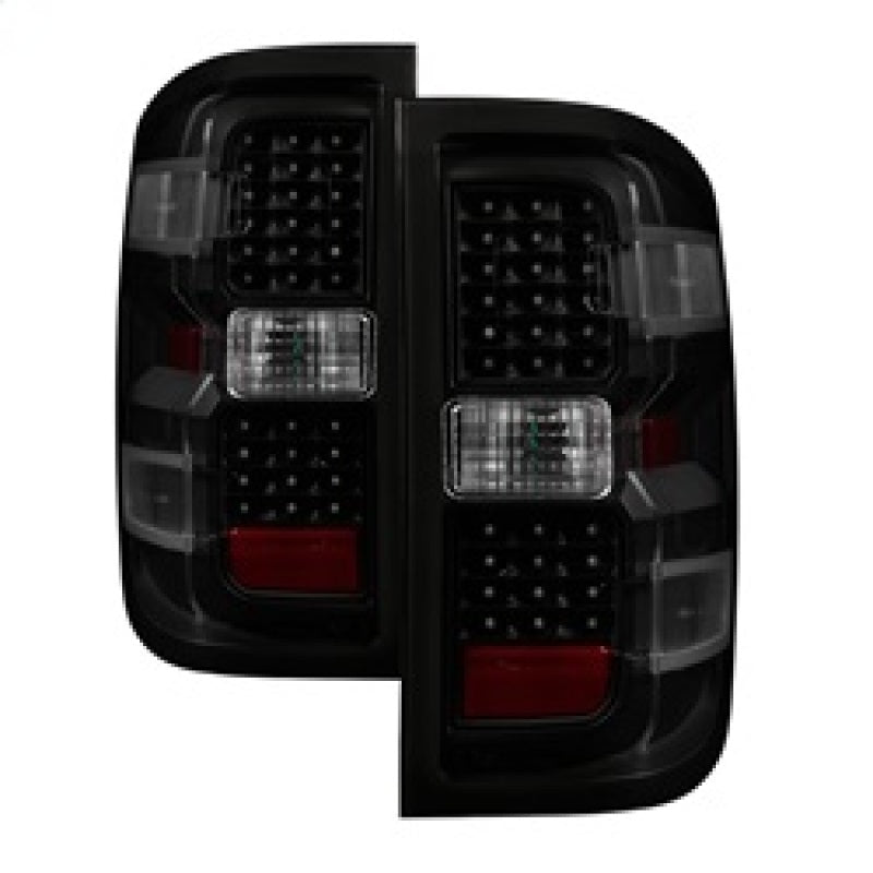 Spyder Auto - xTune Chevy 1500 14-16 / Silverado 2500HD/3500HD LED Tail Lights - Black Smoked ALT-JH-CS14-LED-BSM - 9036552 - MST Motorsports