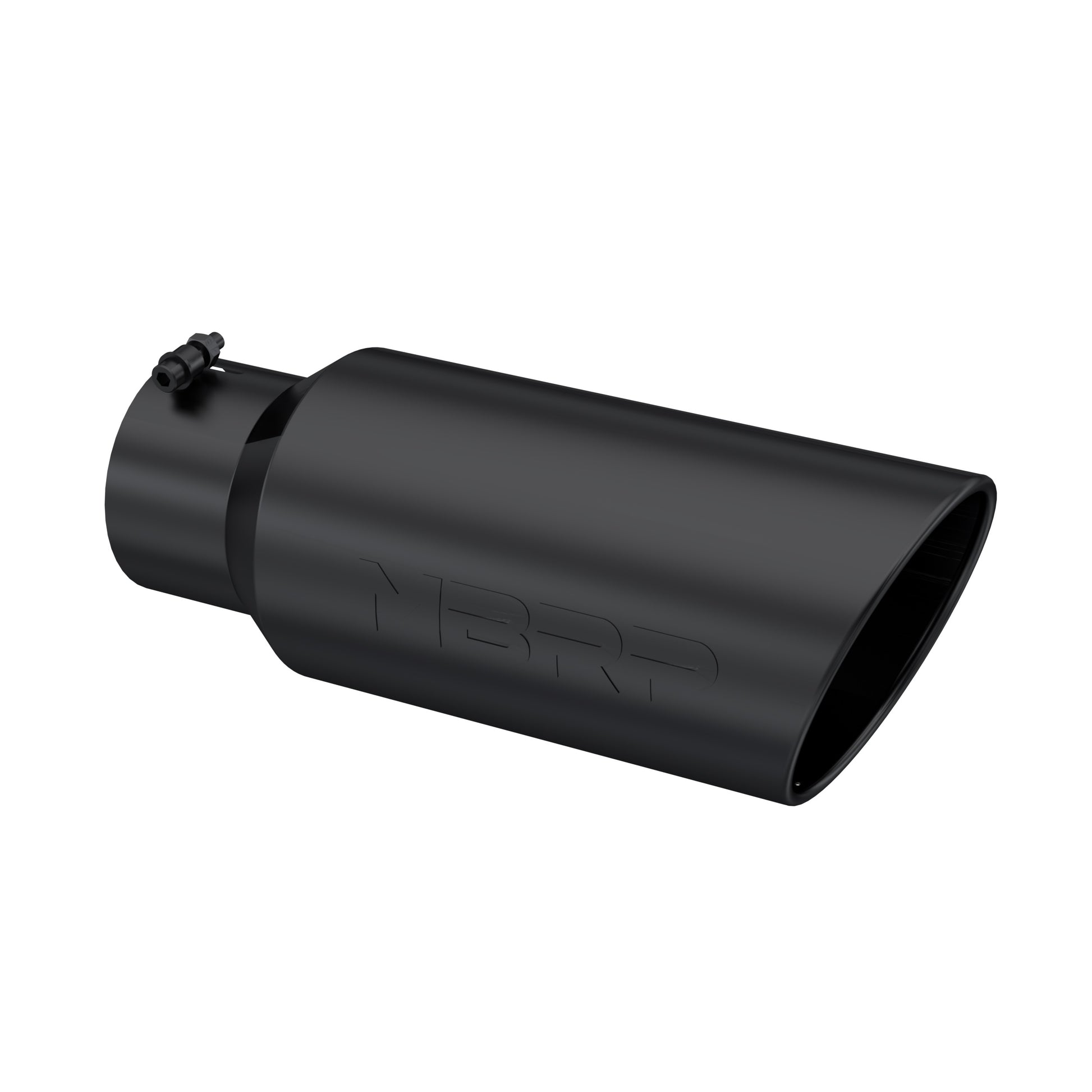 MBRP - Tip; 7in. O.D.; Rolled End; 5in. inlet 18in. in length; Black Coated. - T5127BLK - MST Motorsports