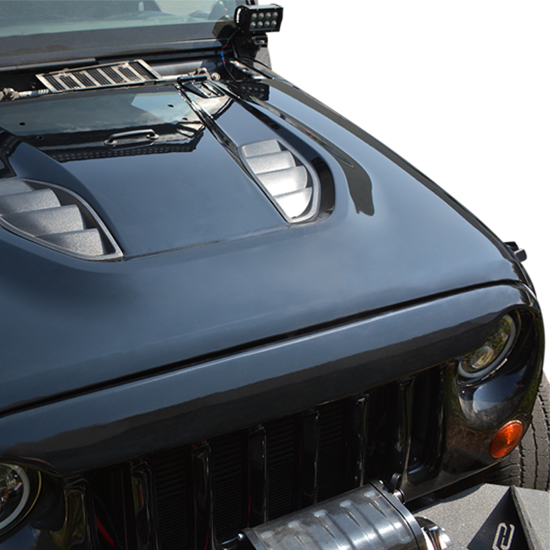 DV8 Offroad - 07-18 Jeep JK Hood; 10Th Anniversary - HDMB07-TA - MST Motorsports