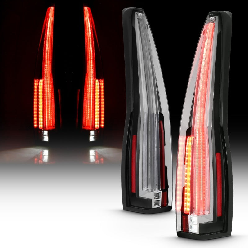 ANZO - LED Taillights Red/Clear - 311296 - MST Motorsports