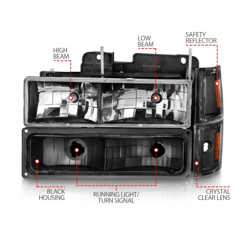 ANZO - Headlight Assembly - 111505 - MST Motorsports