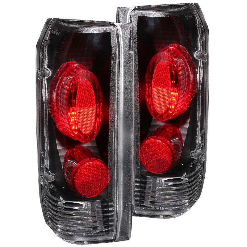 ANZO - Tail Light Assembly; Clear Lens; Black Housing; Pair; - 211062 - MST Motorsports