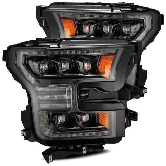 AlphaRex - LED Projector Headlights Plank Style Design Midnight Black - 880163 - MST Motorsports