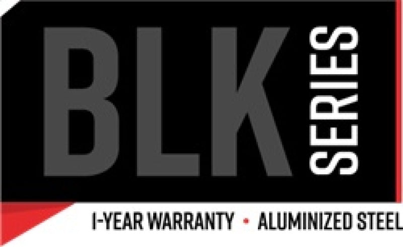 MBRP - Tip; 8in. O.D.; Rolled End; 4in. inlet 18in. in length; Black Coated. - T5128BLK - MST Motorsports