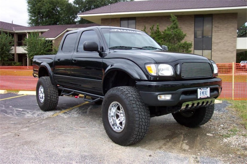 N-Fab - N-Fab Nerf Step 01-04 Toyota Tacoma Double Cab 5ft Bed - Gloss Black - W2W - 3in - T0277CC - MST Motorsports