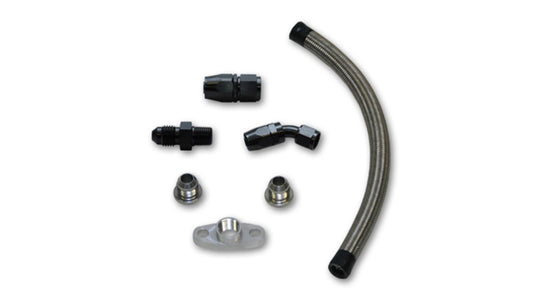 Vibrant - Universal Oil Drain Kit for GT Series Turbos (12" long line) - 10281 - MST Motorsports