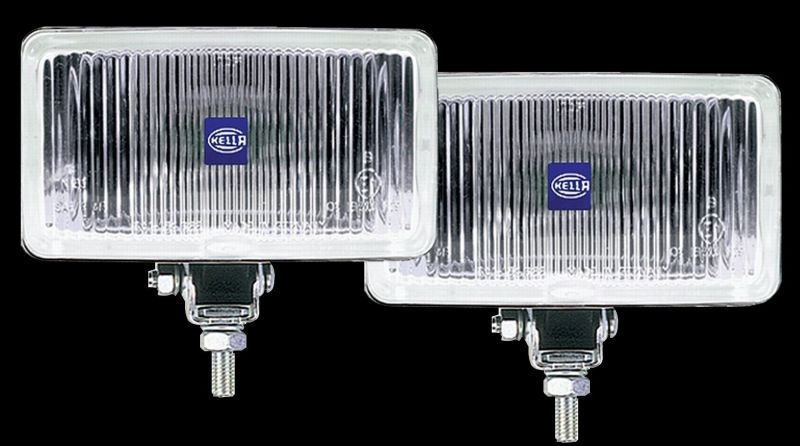 Hella - Hella 450 H3 12V SAE/ECE Fog Lamp Kit Clear - Rectangle (Includes 2 Lamps) - 005860601 - MST Motorsports