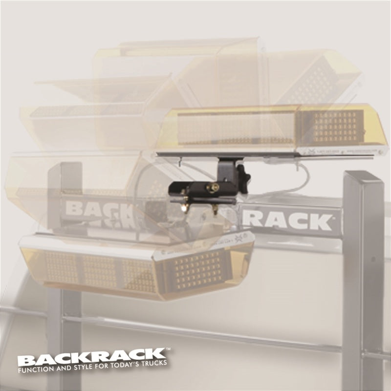 Backrack - Utility Light Bracket; Universal; Folding; 16in. X 7in. Rectangle, Center Mount - 91002RECF - MST Motorsports