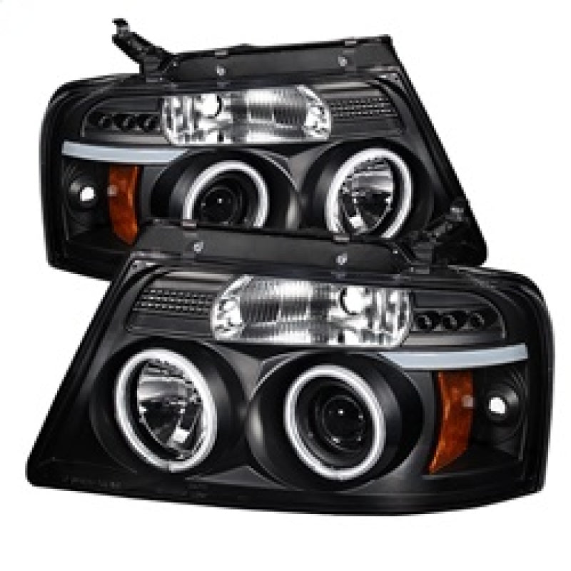 Spyder Auto - Projector Headlights - Version 2 - CCFL Halo - LED - Black - 5030085 - MST Motorsports