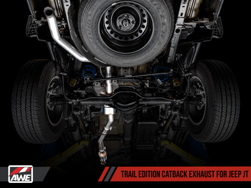 AWE Tuning - AWE Tuning 20-21 Jeep Gladiator JT 3.6L Trail Edition Cat-Back Exhaust - 3015-21001 - MST Motorsports